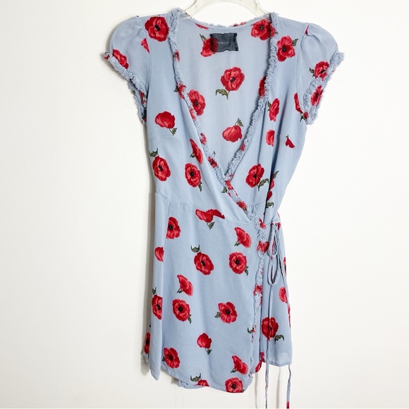 Reformation Mini Wrap Dress - Lola print - Picture 2 of 9